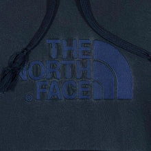 Load image into Gallery viewer, THE NORTH FACE TNF Classic Embroidered Big Logo Spellout Navy Blue Hoodie