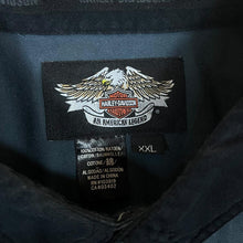 Load image into Gallery viewer, Vintage Harley Davidson Motorcycles Embroidered Spellout Biker Cotton Short Sleeve Shirt