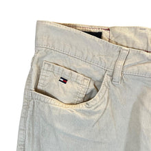 Load image into Gallery viewer, TOMMY HILFIGER Skinny Slim Fit Classic Cream Corduroy Cord Trousers