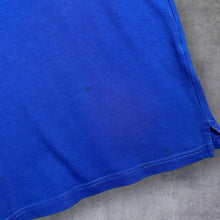 Load image into Gallery viewer, Cotton Traders Classic Blue Short Sleeve Cotton Rugby Polo Shirt