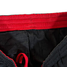 Load image into Gallery viewer, ADIDAS Classic Three Stripe Black Straight Cuff Tracksuit Bottoms