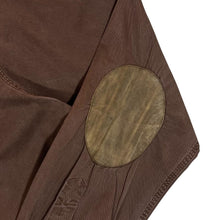 Load image into Gallery viewer, Early 00's POLO RALPH LAUREN Brown Suede Leather Elbow Patch Long Sleeve Cotton Shirt