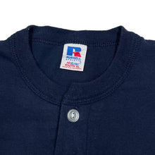 Load image into Gallery viewer, Early 00’s Russell Athletic OWLL FALL BALL Baseball Graphic Henley T-Shirt
