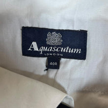 Load image into Gallery viewer, AQUASCUTUM LONDON Classic Black Made In Italy Cotton Straight Leg Trousers