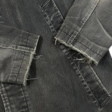 Load image into Gallery viewer, Early 00's ST. GEORGE BY DUFFER Debenhams Faded Black Distressed Heavy Cotton Chore Jacket