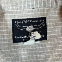 Load image into Gallery viewer, Vintage 90's FLYING R RANCHWEAR Made In USA Checked Pearl Snap Popper Cowboy Western Shirt