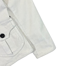 Load image into Gallery viewer, GAP "Stretch" White Corduroy Cord Button Blazer Pea Coat