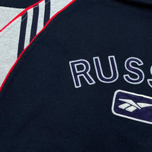 Load image into Gallery viewer, Early 00's REEBOK "Russia" Embossed Big Logo Spellout Colour Block Crewneck Sweatshirt