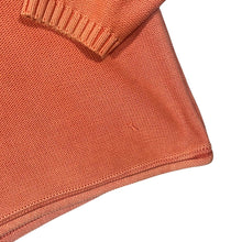 Load image into Gallery viewer, Early 00's Quba Sails Sailing Yatching Orange 1/4 Zip Knit Sweater Jumper