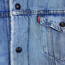 Load image into Gallery viewer, LEVI'S Classic Red Tab Sherpa Fleece Lined Trucker Blue Denim Jacket