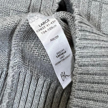 Load image into Gallery viewer, BHS Grandad Patterned Classic Cotton Acrylic Knit V-Neck Sweater Jumper