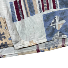 Load image into Gallery viewer, Vintage 90's Crazy Abstract Aztec Patterned Long Sleeve Flannel Shirt