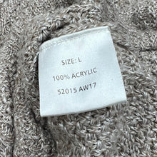 Load image into Gallery viewer, Early 00's GREENWOODS CASUAL Classic Cable Knit Acrylic Collared Zip Sweater Jumper