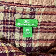 Load image into Gallery viewer, DIP Organic Cotton Hippy Plaid Check Long Sleeve Flannel Shirt