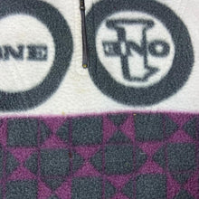 Load image into Gallery viewer, Vintage 90's LE FROG Patterned Colour Block 1/4 Zip Pullover Fleece Sweatshirt