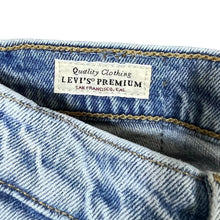 Load image into Gallery viewer, LEVI'S 501 S Classic Blue Denim Button Fly Skinny Jeans