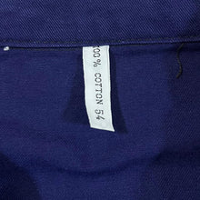 Load image into Gallery viewer, Vintage 90's Classic French Style Workwear Chore Skater Navy Blue Cotton Jacket