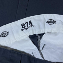 Load image into Gallery viewer, Dickies 874 Original Fit Dark Grey-Blue Straight Leg Skater Chino Trousers