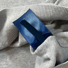 Load image into Gallery viewer, POLO RALPH LAUREN "Pima Cotton" Classic Embroidered Mini Logo Grey V-Neck Knit Sweater Jumper