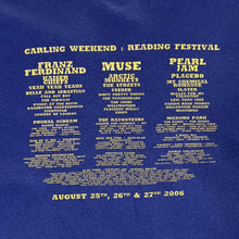 Load image into Gallery viewer, Vintage READING FESTIVAL (2006) Rock Pop Music Band Festival Souvenir Lineup Graphic T-Shirt
