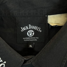Load image into Gallery viewer, Jack Daniels (2008) Embroidered Logo Cowboy Western Popper Long Sleeve Shirt