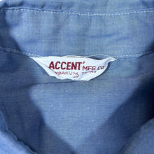 Load image into Gallery viewer, Vintage Accent "Yoakum Texas" Check Panel Cowboy Western Popper Long Sleeve Shirt