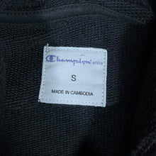 Load image into Gallery viewer, CHAMPION Elite Embroidered Spellout Black Pullover Hoodie