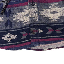 Load image into Gallery viewer, American Eagle Outfitters Aztec Patterned Cotton Long Sleeve Button-Up Shirt