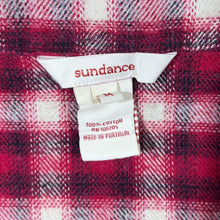 Load image into Gallery viewer, Sundance Tartan Plaid Check Frilled Trim Long Sleeve Flannel Cotton Shirt