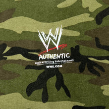 Load image into Gallery viewer, Vintage WWE JOHN CENA "You Can't See Me" Wrestling Spellout Graphic Camo T-Shirt
