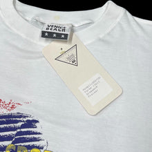 Load image into Gallery viewer, Deadstock Vintage 90's VENICE BEACH "Sport Is Freedom" Spellout Graphic Cuffed T-Shirt