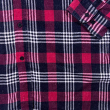 Load image into Gallery viewer, Vintage Bygen Red Black White Plaid Check Long Sleeve Cotton Flannel Shirt