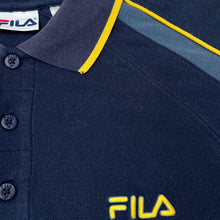 Load image into Gallery viewer, Vintage FILA "US OPEN 2000" Tennis Embroidered Logo Spellout Short Sleeve Polo Shirt
