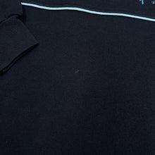 Load image into Gallery viewer, Vintage CASUAL CLUB Debenhams Embroidered Floral Flower Motif 1/4 Zip Collared Pullover Sweatshirt