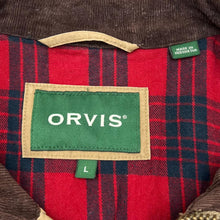 Load image into Gallery viewer, Early 00's ORVIS Tartan Plaid Check Lined Cord Collared Country Wax Cotton Style Jacket