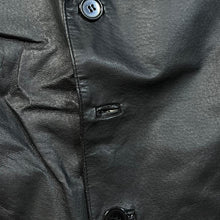 Load image into Gallery viewer, Vintage 90's UNION RIVER Classic Black Genuine Real Leather Blazer Jacket