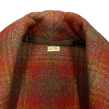 Load image into Gallery viewer, Vintage 90's Heavyweight Quality Wool Plaid Check Lined Longline Crombie Pea Over Coat Jacket