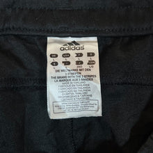 Load image into Gallery viewer, ADIDAS Classic Mini Logo Black Open Leg Sports Tracksuit Bottoms
