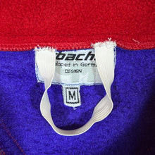 Load image into Gallery viewer, Vintage ERBACHER Embroidered Mini Logo Colour Block Zip Fleece Sweatshirt