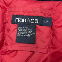 Load image into Gallery viewer, Early 00’s NAUTICA “Blue Water Challenge” Colour Block Duck Down Filled Padded Puffer Jacket