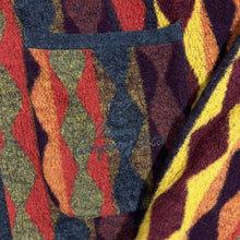 Load image into Gallery viewer, Vintage 90's CARLO COLUCCI Abstract Cosby Patterned Knit Collared Jumper Zip Cardigan Set