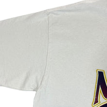 Load image into Gallery viewer, Early 00's NEVADA "The Silver State" Map Souvenir Spellout Graphic Cream T-Shirt