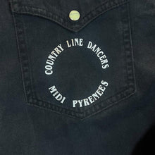 Load image into Gallery viewer, Vintage USA BLUES "Country Line Dancers" Cowboy Western Long Sleeve Cotton Shirt