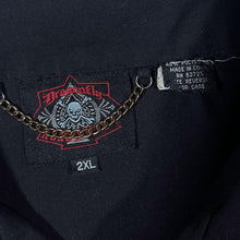 Load image into Gallery viewer, Vintage Dragonfly Roadhouse Embroidered Goth Y2K Biker Popper Short Sleeve Shirt