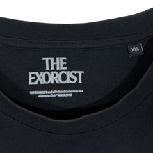 Load image into Gallery viewer, THE EXORCIST Horror Movie Spellout Graphic Black T-Shirt