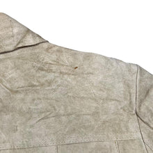 Load image into Gallery viewer, Vintage 90's MONTGOMERY WARD Made In Korea Beige Suede Leather Button Jacket