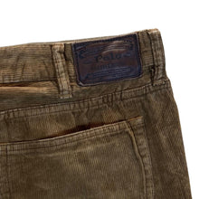 Load image into Gallery viewer, POLO RALPH LAUREN "Varick Slim Straight" Brown Corduroy Cord Straight Leg Trousers