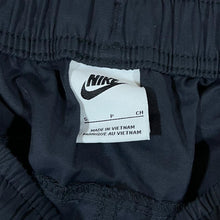 Load image into Gallery viewer, NIKE Classic Black Embroidered Mini Logo Cargo Tracksuit Bottoms