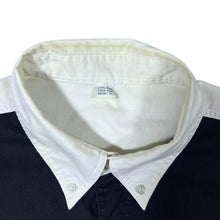 Load image into Gallery viewer, Vintage Cowboy Western Embroidered Black White Colour Block Long Sleeve Shirt