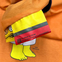 Load image into Gallery viewer, Deadstock THE SIMPSONS (2006) "Speak Up I'm Wearing A Towel" Homer TV Show Spellout Graphic V-Neck T-Shirt